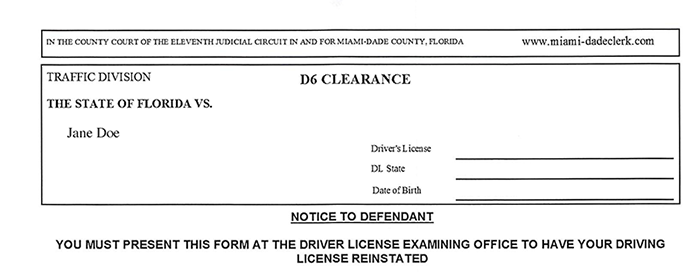 autorización d6