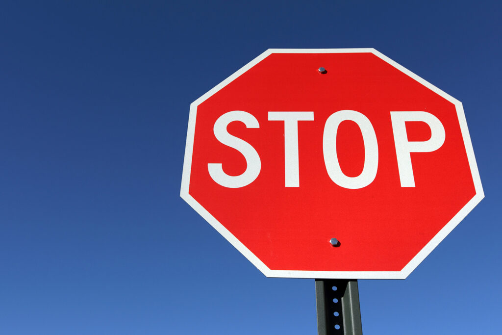stop sign ticket florida
